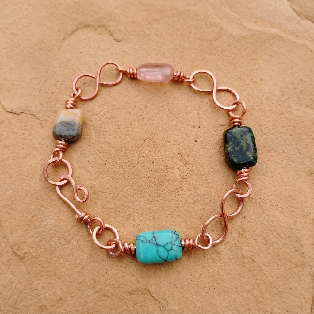 earthy bracelet photo preserving the original infinity links