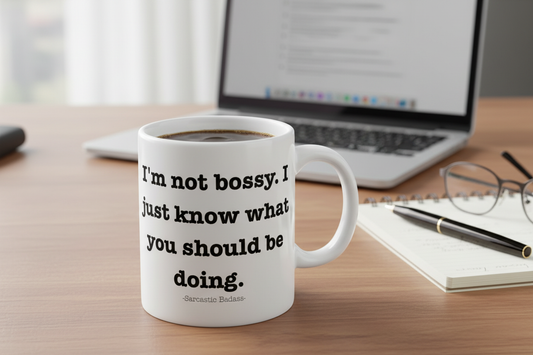 I'm Not Bossy Mug Mockup