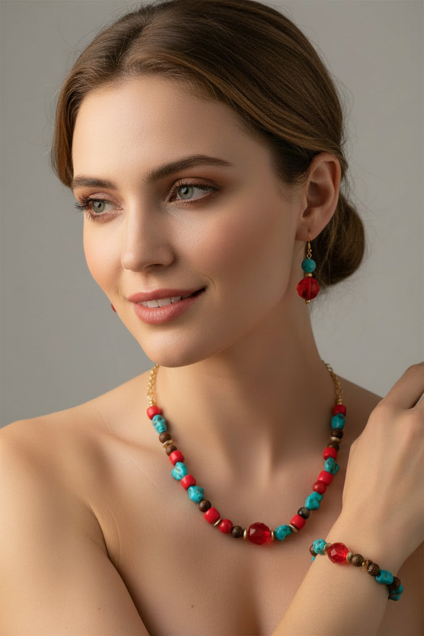 The Power of Red & Turquoise in Jewelry Design