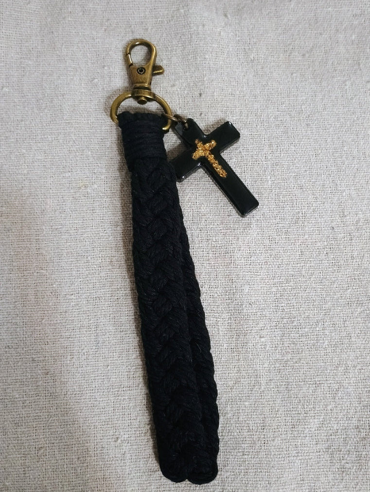 Black  Cross Wrislet-1