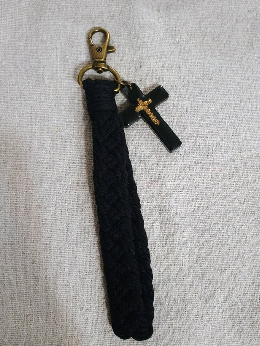 Black  Cross Wrislet-1