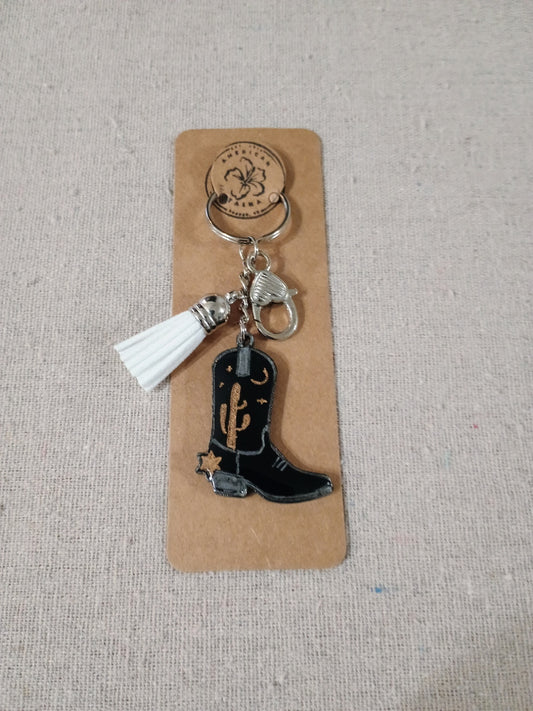 Cowboy Boot Keychain