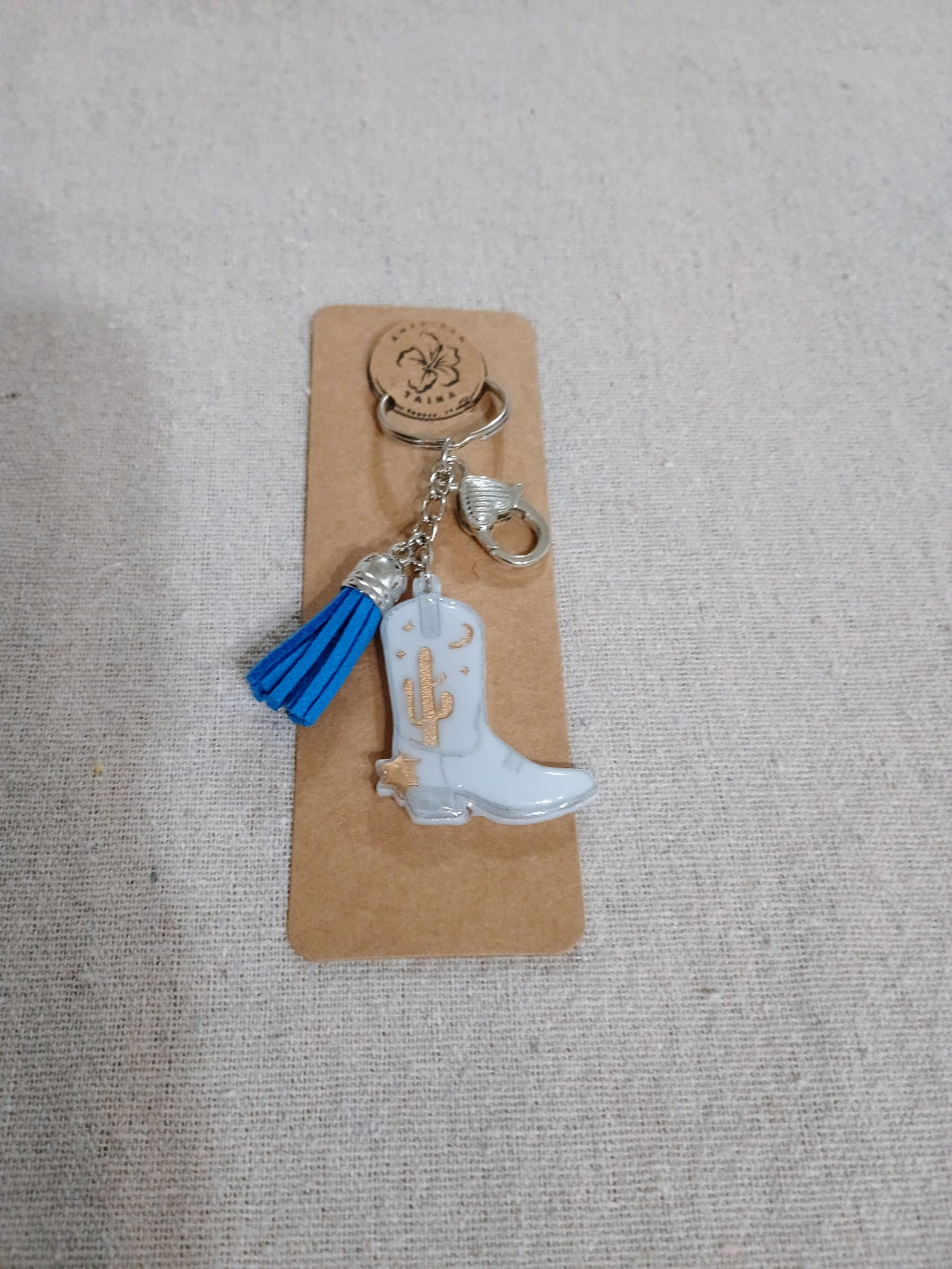 Cowboy Boot Keychain