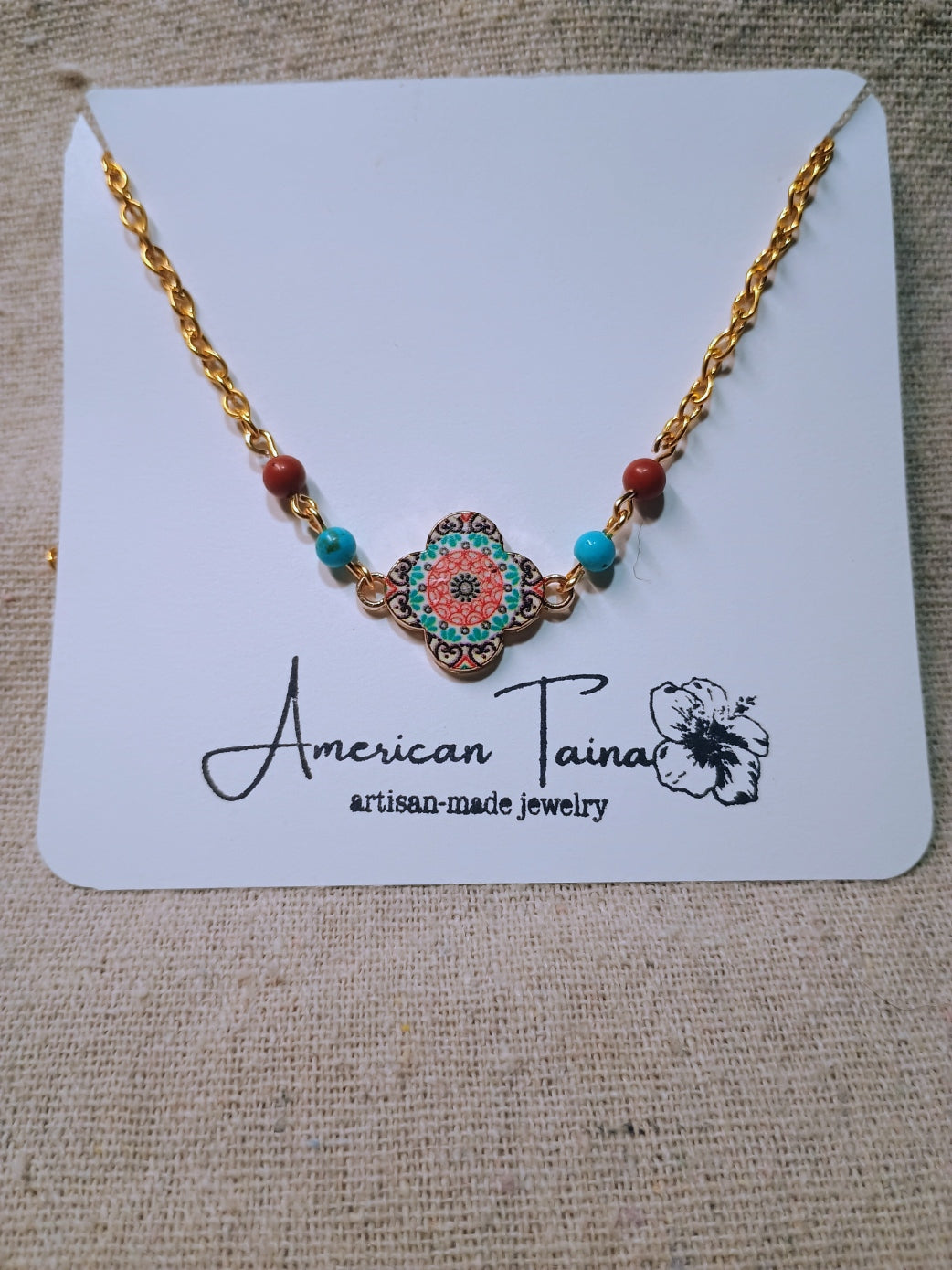 Mandala Medallion Layering Necklace