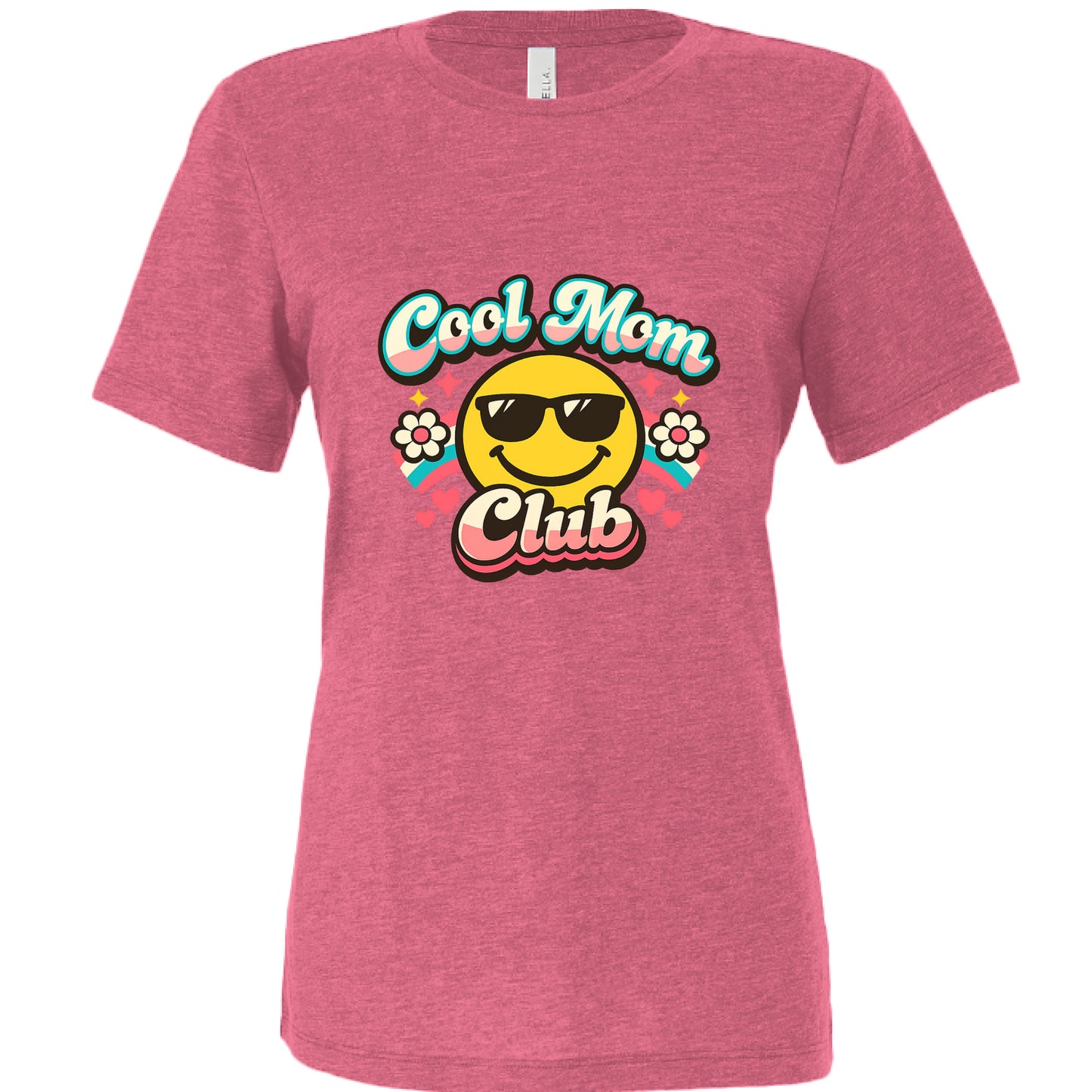Char Pink Triblend - 6413 - FRONT