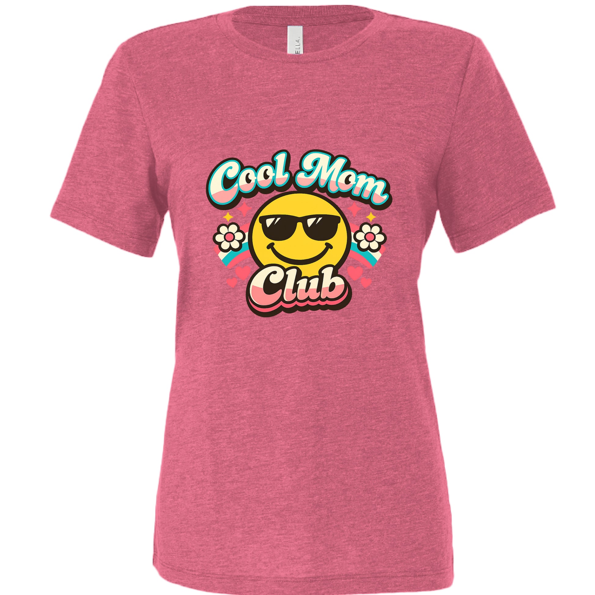 Char Pink Triblend - 6413 - FRONT