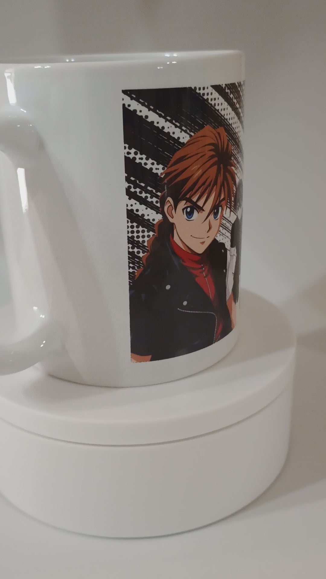 Duo Maxwell Gundam Wing Mug | Deathscythe Gundam Anime Coffee Mug