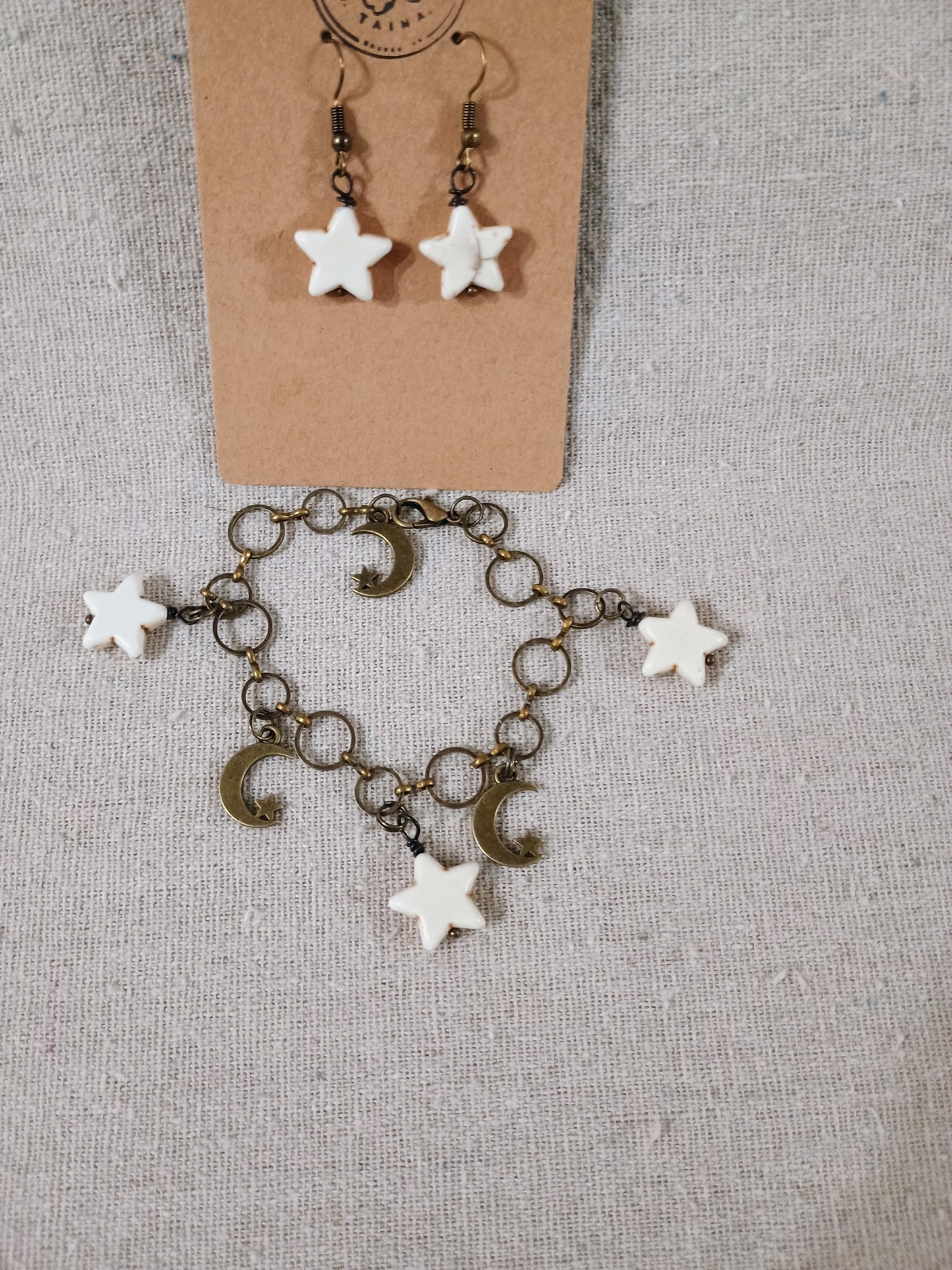 Celestial Dreams Brass Jewelry Set