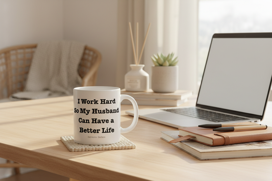Sarcastic Badass Mug Lifestyle Mockup
