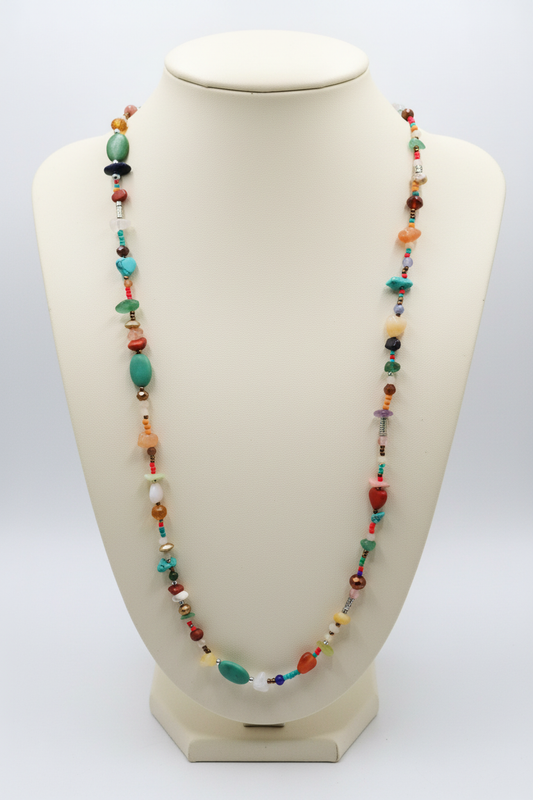 Wild Spirit Stone Necklace - Clean Background